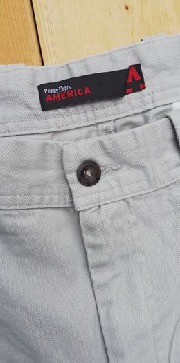 New men's Perry Ellis America chino shorts W38 sand colour
