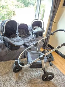 uberchild 3 in one car seat pram and stroller in good condition.