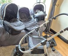 uberchild 3 in one car seat pram and stroller in good condition.