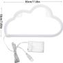 Neon Cloud Lights Pink Neon Light Neon Lights for Walls Neon Wall Light Cloud Neon Light Signs Neon Night Light for Girls Bedroom Cloud Neon Light Battery/USB Operated Light up Your Home Party (FREE POSTAGE) Image 6