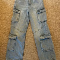 Cargo Denim Jeans with Waist Extenders age 11-12