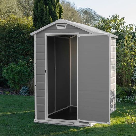 4 ft. W x 6 ft. D Apex Outdoor Garden Shed (FREE SHIPPING)