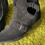Ankle boots leather black women winter shoes Image 7
