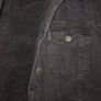Bershka black denim oversized jacket Image 3