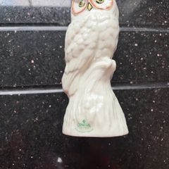 Donegal Irish Parian China Owl Figurine Collectable