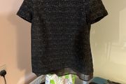 top / structured t-shirt