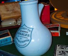 Antique S.Mawson and Thompson earthenware inhaler