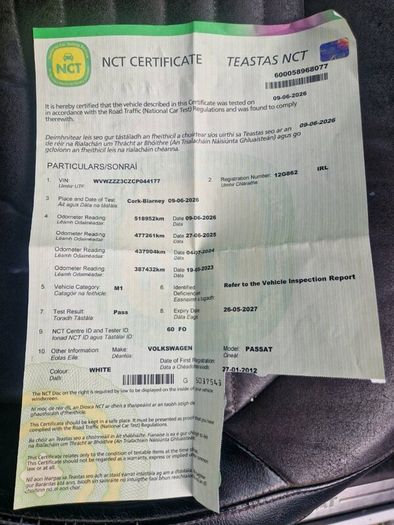 V W Passat New Test And Taxed