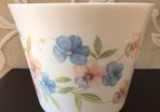 Vintage French Milk Glass Plant Pot