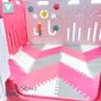 The Venture All Stars Baby Playpen in pink. Image 2