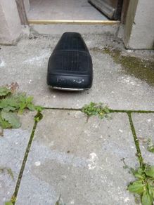 Vintage motorcycle seat