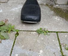 Vintage motorcycle seat