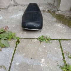Vintage motorcycle seat