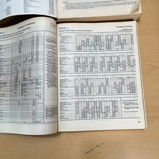 British Rail - National Passenger Timetable x 2 - 1977, 1978, 1979, 1980