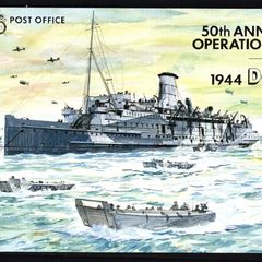 1994 Isle of Man 50th Anniversary of Operation "Overlord" D-day 1944-1994 Commemorative Stamp Presentation Pack