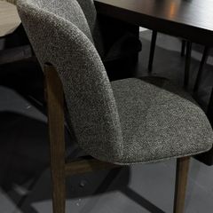 Smoked Ash Dining Chairs, Ex Display Like New