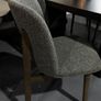 6 x Smoked Ash Dining Chairs, Ex Display Like New Image 2