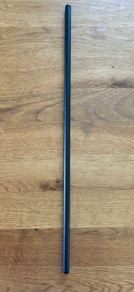 Brand new black leather showing cane