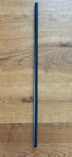Brand new black leather showing cane