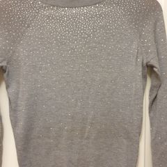 Ted Baker Grey Sparkly Jumper (0 / S / XS)