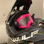 motocross helmet , gloves , goggles Image 3
