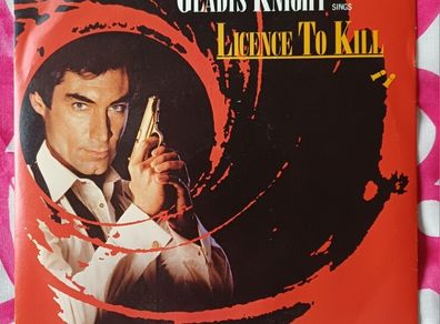 Gladys Knight 007 Licence to Kill  7"single on vinyl