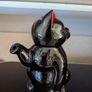 Black Cat tea pot for one Image 2