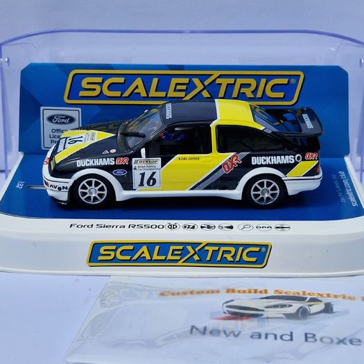 Scalextric Ford Sierra RS500 #16 Slot car ( C4552A btcc touring saloon )