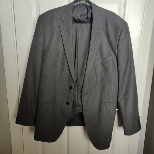 Men's Fit Grey  2 Piece Suit BURTON