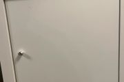 White IKEA Kallax Insert with Door &amp; Knob