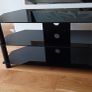 Black Glass TV Stand. Image 4