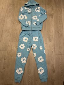 Mens Demin Tears Tracksuit