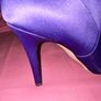 thigh high stiletto purple boots Aldo size 6  BNIB Image 4