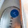Katie Perry Silver High Heel Shoes (uk 8) Used. Image 4