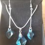Swarovski Crystal Elements Pendant and Earrings Image 3