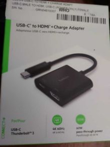 Belkin 4k 60hz Usb-c To Hdmi Adapter Black