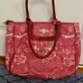 Brand New Pip Studio Designer Pink/Red Patterned Handbag Image 6