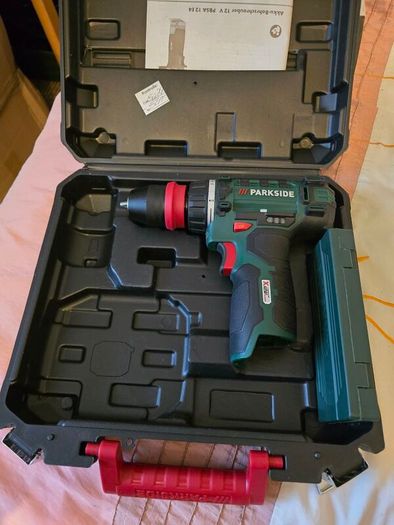 Parkside X12V Cordless Tacker Nailer Stapler And Accessories Set. Parkside X12V Cordless Drill Driver. 2AH 2.5AH 5AH X12V Performance Batteries 2.4A 6A X12V Fast Chargers.