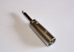 Adapter, male XLR to 1/4