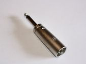 Adapter, male XLR to 1/4