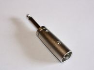 main image for ad Adapter, male XLR to 1/4" Jack