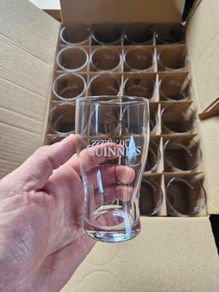 24 Guinness Half Pint Glasses