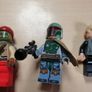 Lego Star Wars Boba Fett Luke skywalker Kithaba minifigures from set 9496 desert Skiff Image 5