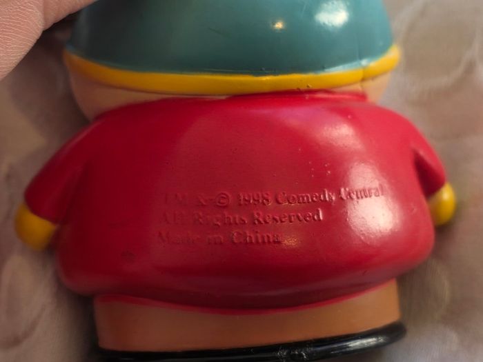 Vintage 1998 Eric Cartman South Park Keychain Keyring