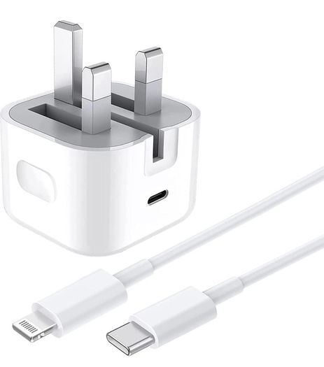 20W USB C Fast Charger With 1M Cable for iPhone 14/14 Plus/14 Pro/14 Pro Max/13 12 11 X XR XS SE 2020 8 7 6 6S Mini, Pad Pro, USBC PD Wall Charging Plug Type C Power Adapter and 3.3FT Cord