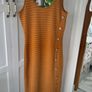 dress bnwt size 14 striped button detail sleeveless dress primark Image 4