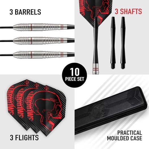 NEW SALE | teel Tip Darts Set 21g, 22g, 23g, 24g - Includes Black Speedline Shafts