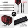 NEW SALE | teel Tip Darts Set 21g, 22g, 23g, 24g - Includes Black Speedline Shafts Image 2