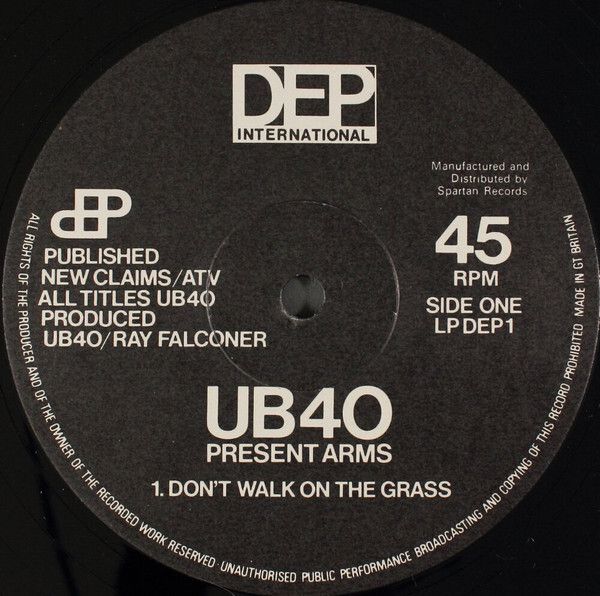 UB40  Present Arms LP +12"