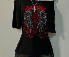 Goth Style Tunic Top size 20 + also other designs available